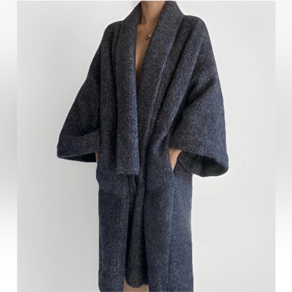 Vintage 100% Wool Cardigan Coat S